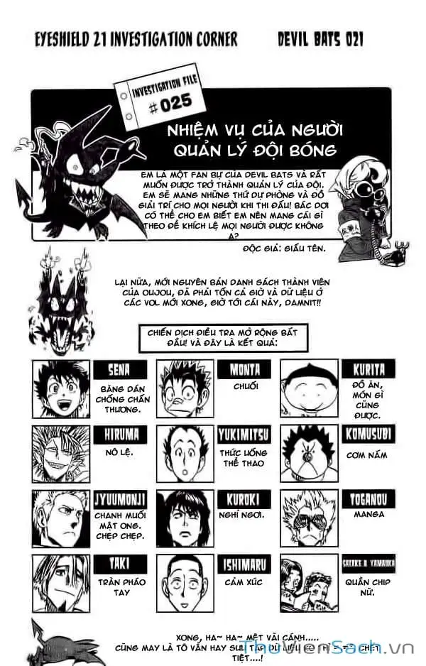 Truyện Tranh Lá Chắn Mắt - Eyeshield 21 trang 6
