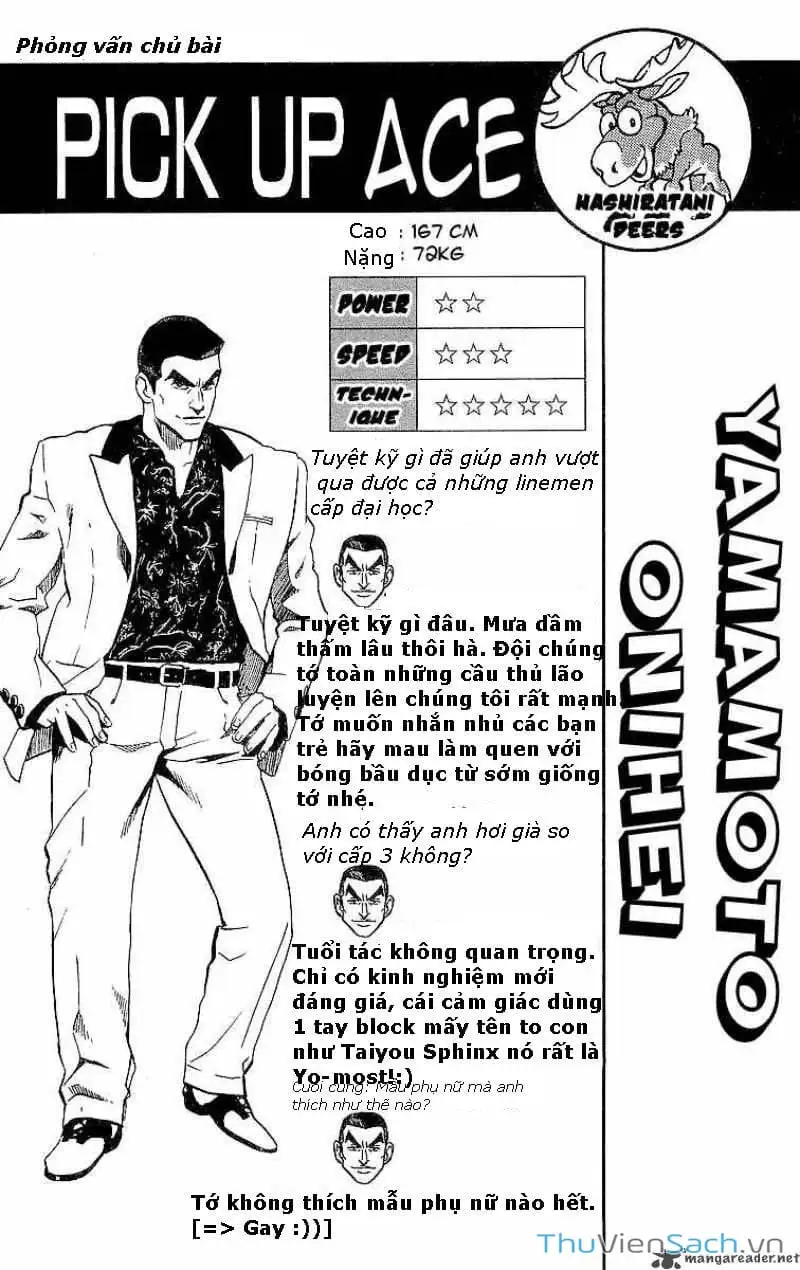 Truyện Tranh Lá Chắn Mắt - Eyeshield 21 trang 6