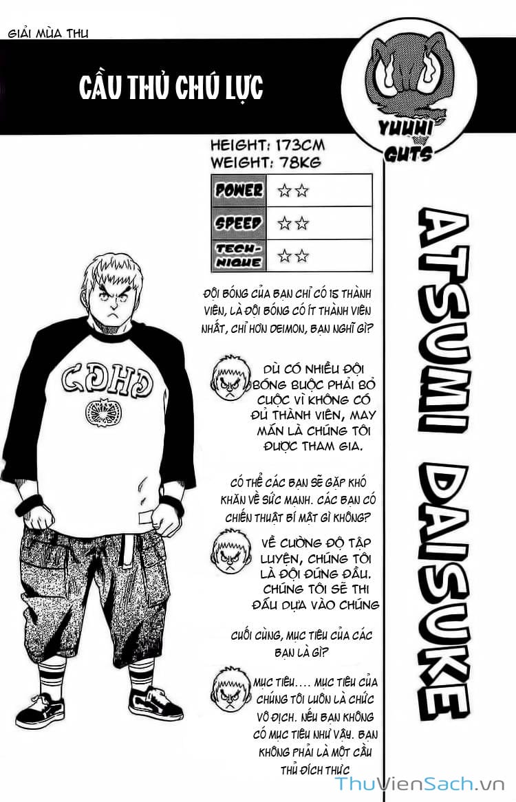 Truyện Tranh Lá Chắn Mắt - Eyeshield 21 trang 6