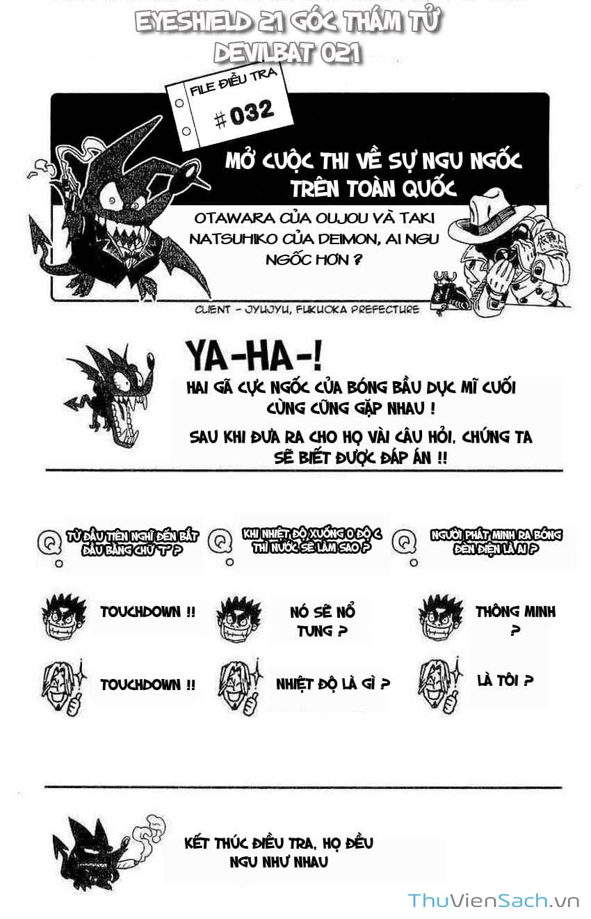 Truyện Tranh Lá Chắn Mắt - Eyeshield 21 trang 6