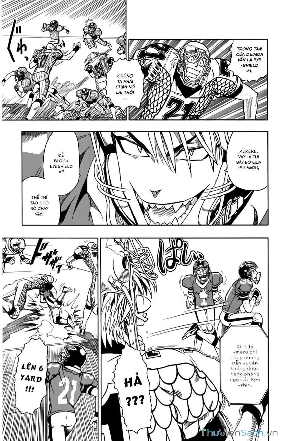 Truyện Tranh Lá Chắn Mắt - Eyeshield 21 trang 6
