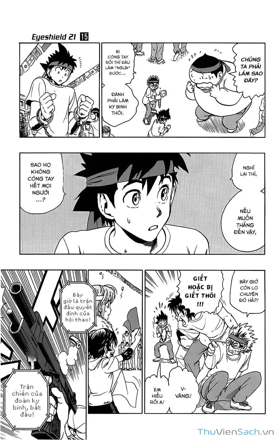 Truyện Tranh Lá Chắn Mắt - Eyeshield 21 trang 6