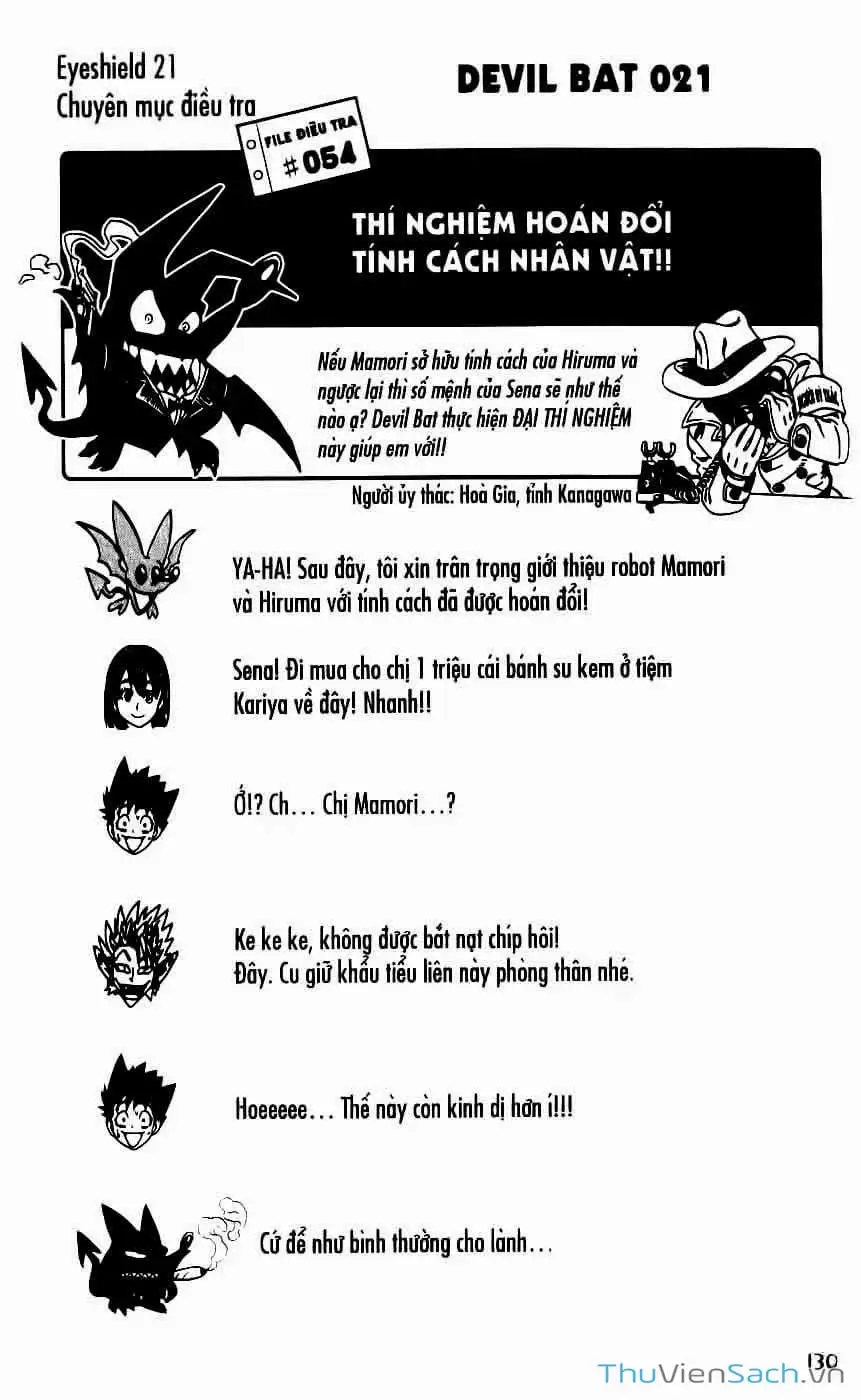 Truyện Tranh Lá Chắn Mắt - Eyeshield 21 trang 6