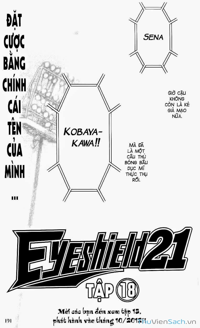 Truyện Tranh Lá Chắn Mắt - Eyeshield 21 trang 6