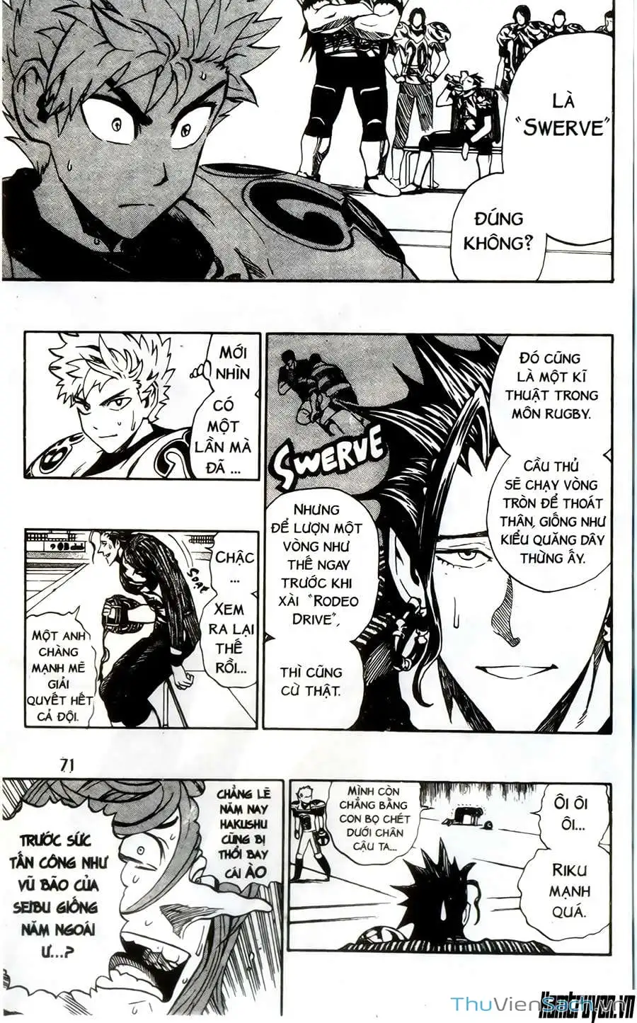 Truyện Tranh Lá Chắn Mắt - Eyeshield 21 trang 6