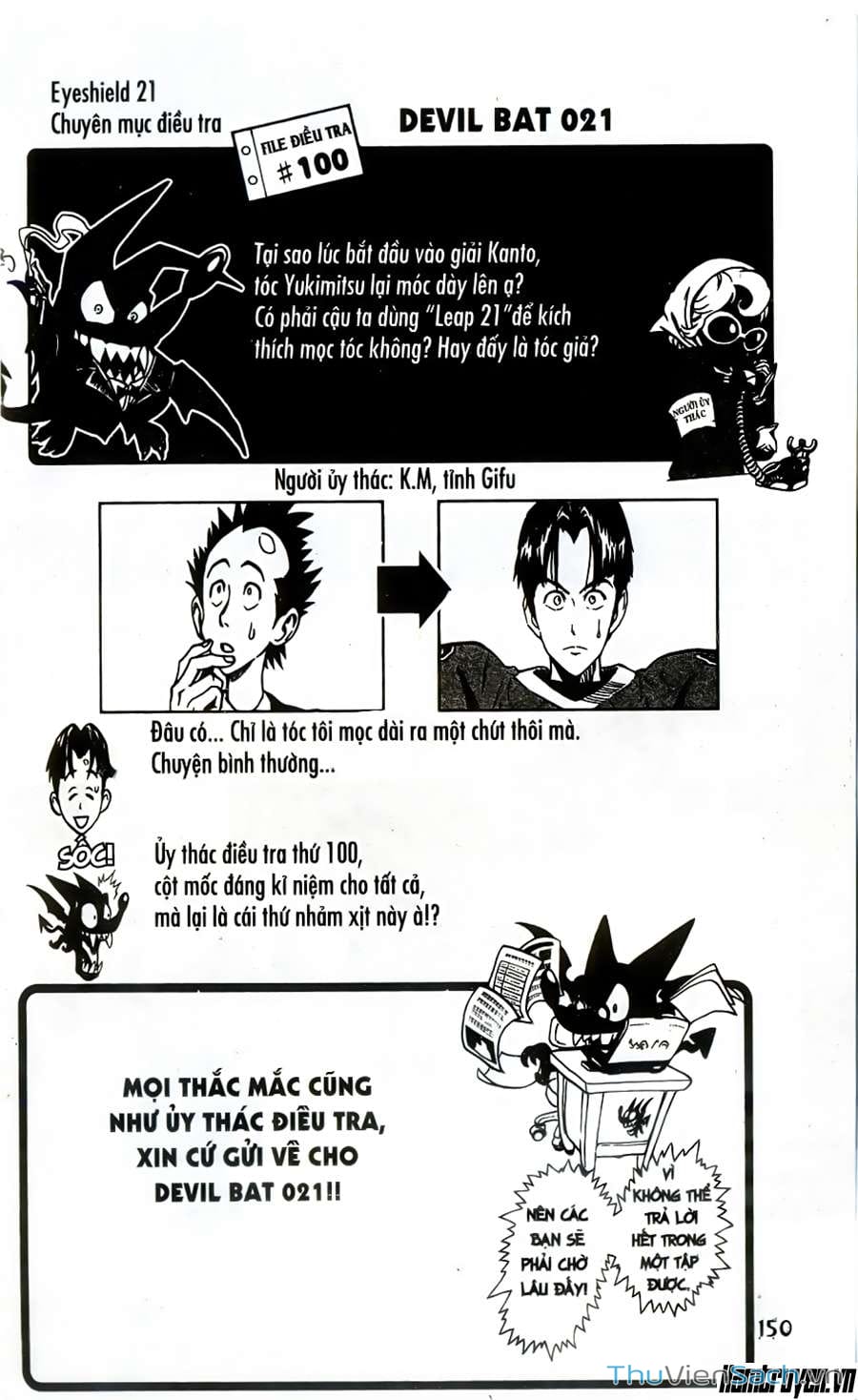 Truyện Tranh Lá Chắn Mắt - Eyeshield 21 trang 6