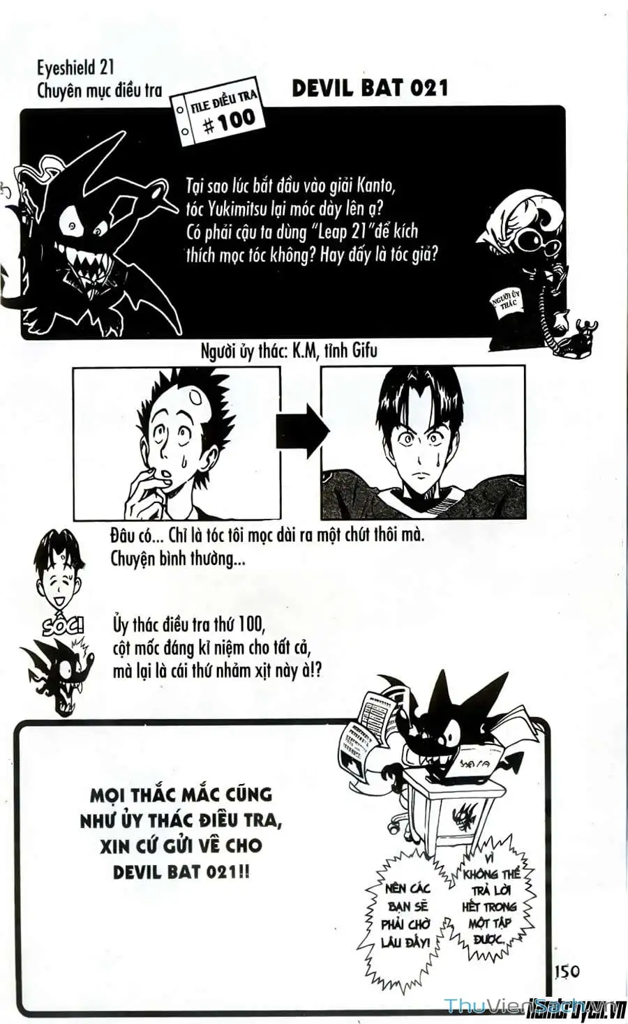 Truyện Tranh Lá Chắn Mắt - Eyeshield 21 trang 6