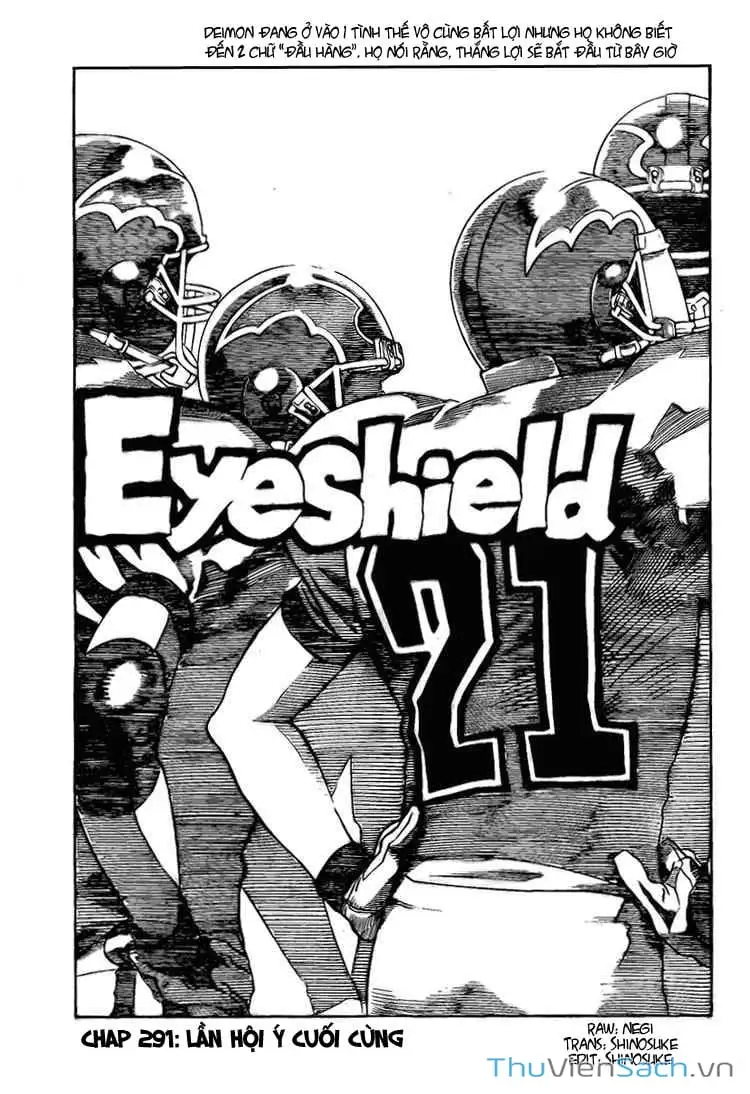 Truyện Tranh Lá Chắn Mắt - Eyeshield 21 trang 6