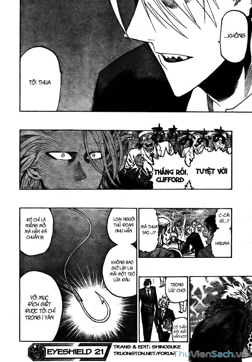Truyện Tranh Lá Chắn Mắt - Eyeshield 21 trang 6