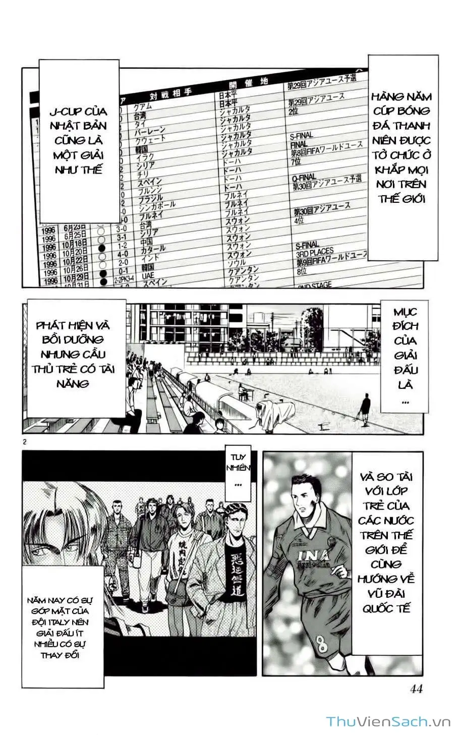 Truyện Tranh Vũ Điệu Trên Sân Cỏ - Fantasista trang 2