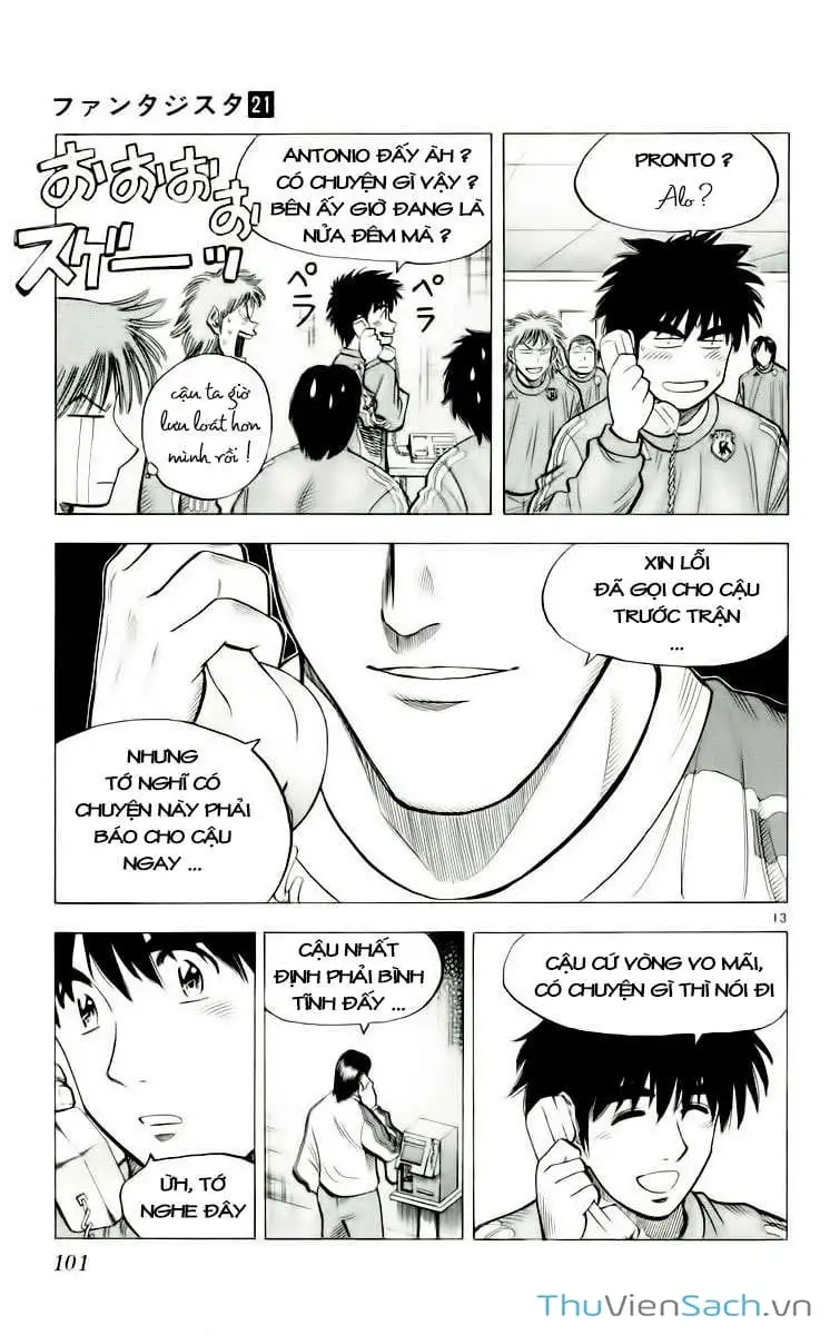 Truyện Tranh Vũ Điệu Trên Sân Cỏ - Fantasista trang 2