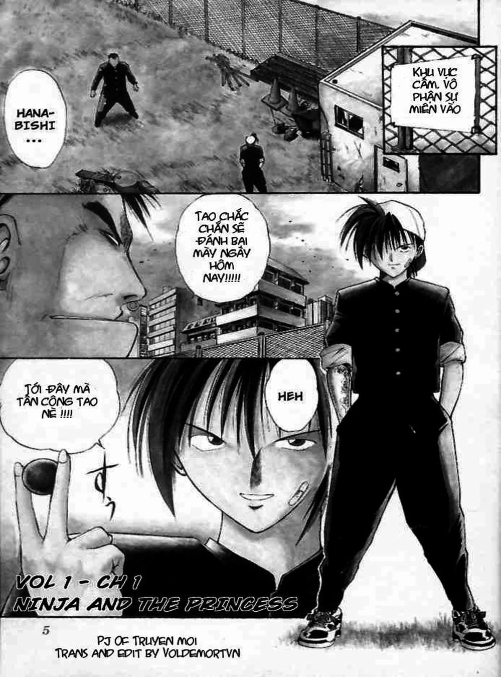 Truyện Tranh Ngọn Lửa Recca - Flame Of Recca trang 9