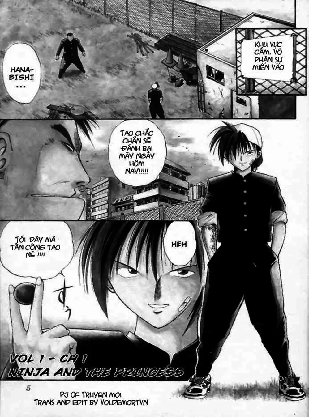 Truyện Tranh Ngọn Lửa Recca - Flame Of Recca trang 9