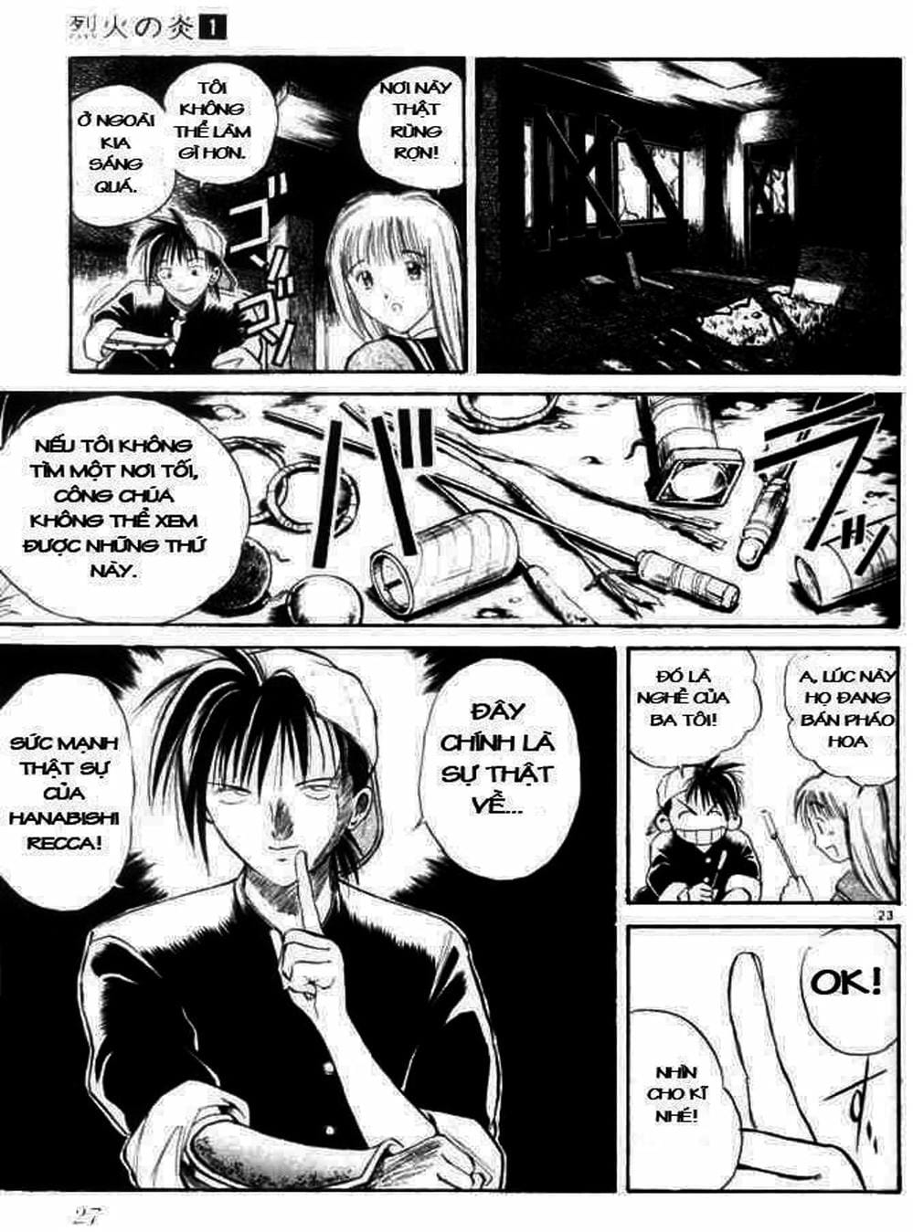 Truyện Tranh Ngọn Lửa Recca - Flame Of Recca trang 9