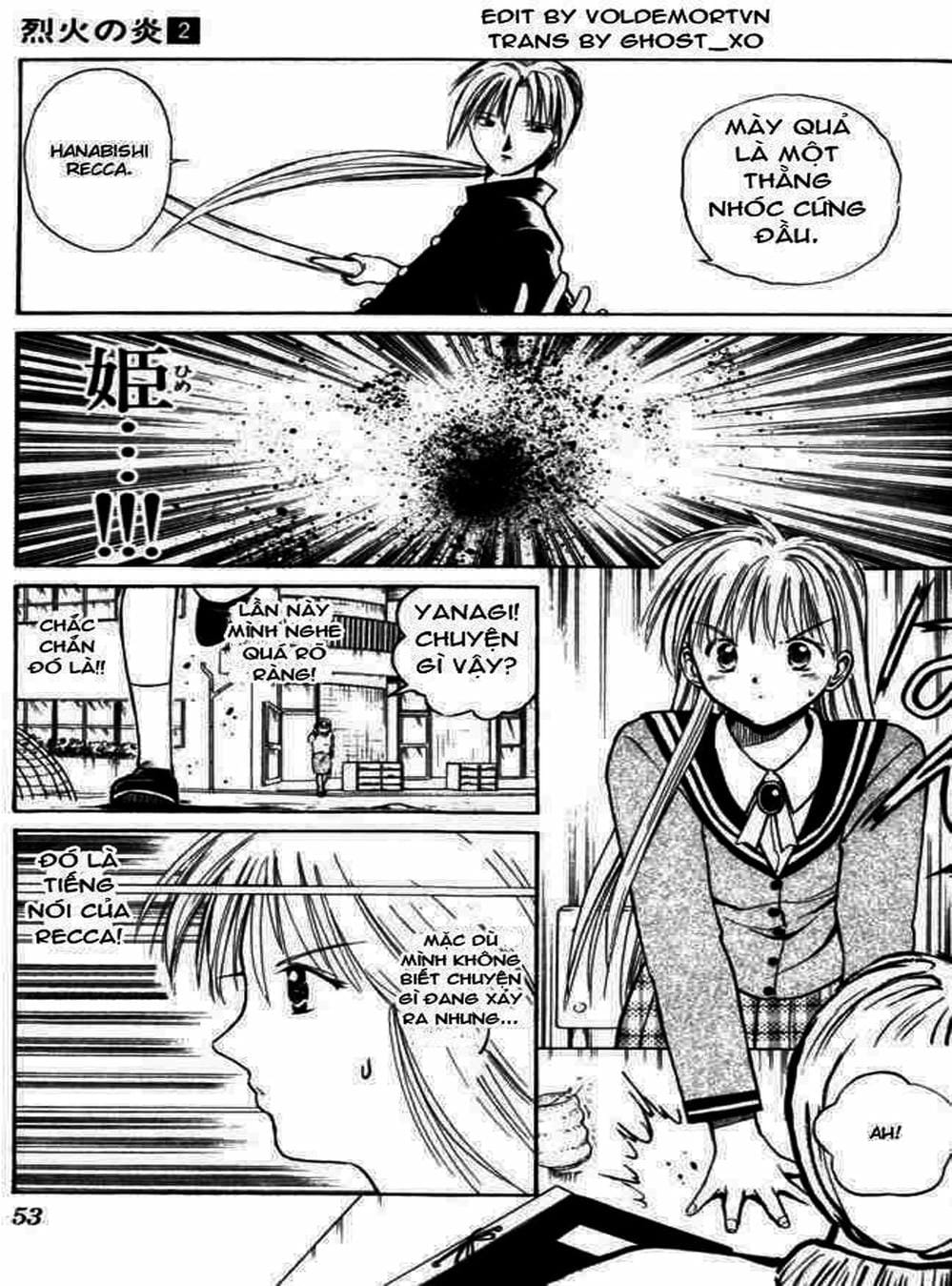 Truyện Tranh Ngọn Lửa Recca - Flame Of Recca trang 9