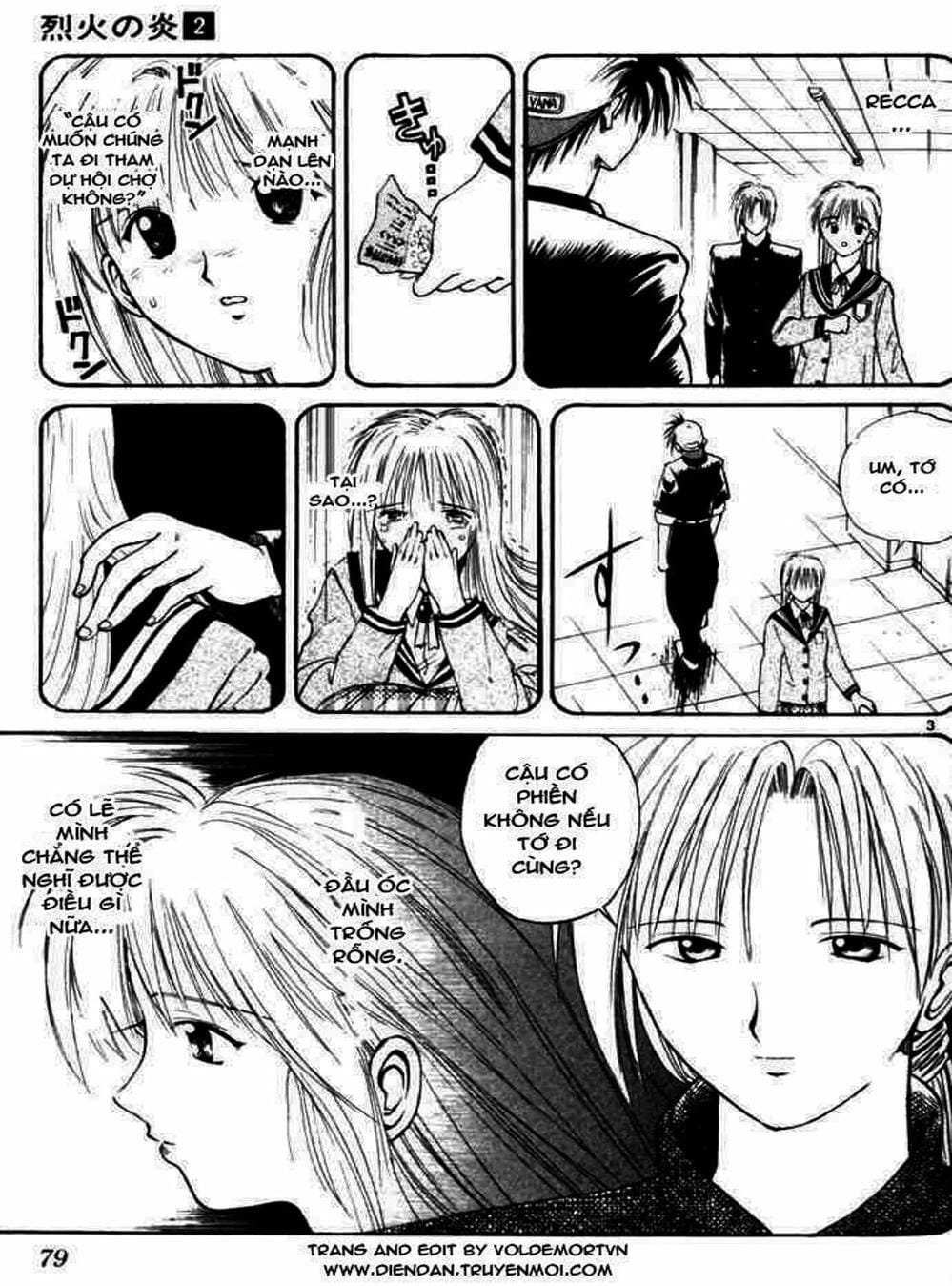 Truyện Tranh Ngọn Lửa Recca - Flame Of Recca trang 9