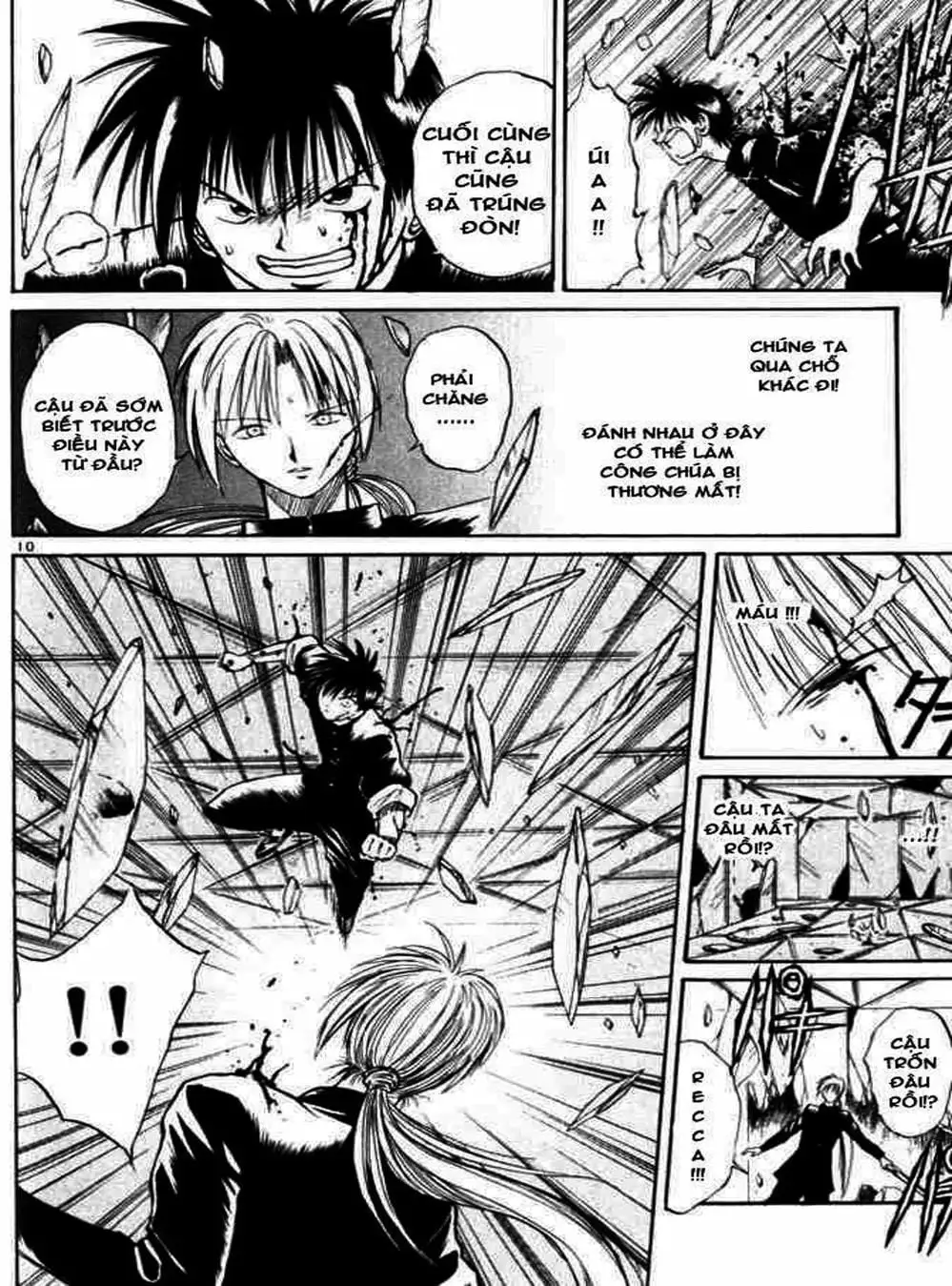 Truyện Tranh Ngọn Lửa Recca - Flame Of Recca trang 9