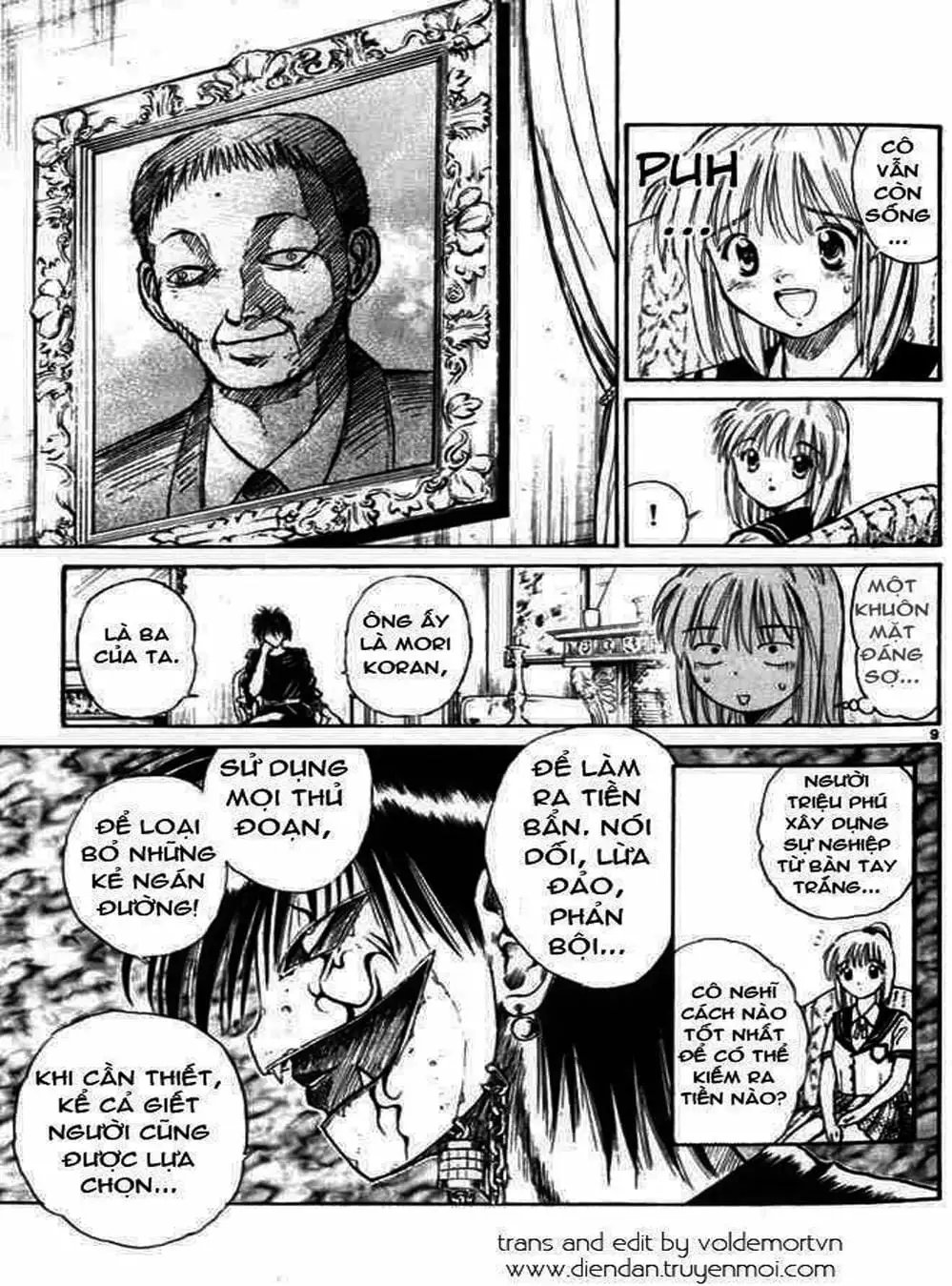 Truyện Tranh Ngọn Lửa Recca - Flame Of Recca trang 9