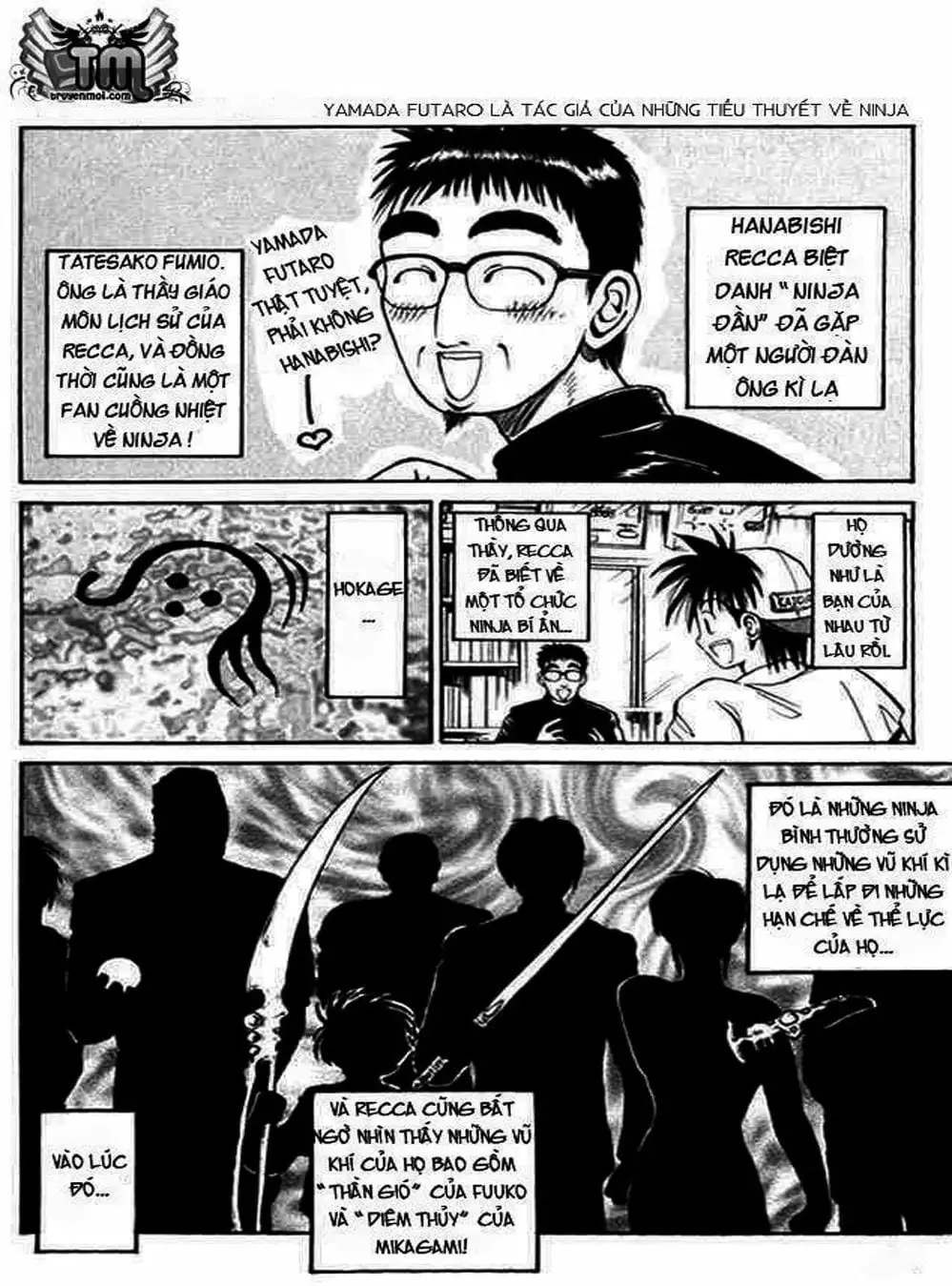 Truyện Tranh Ngọn Lửa Recca - Flame Of Recca trang 9