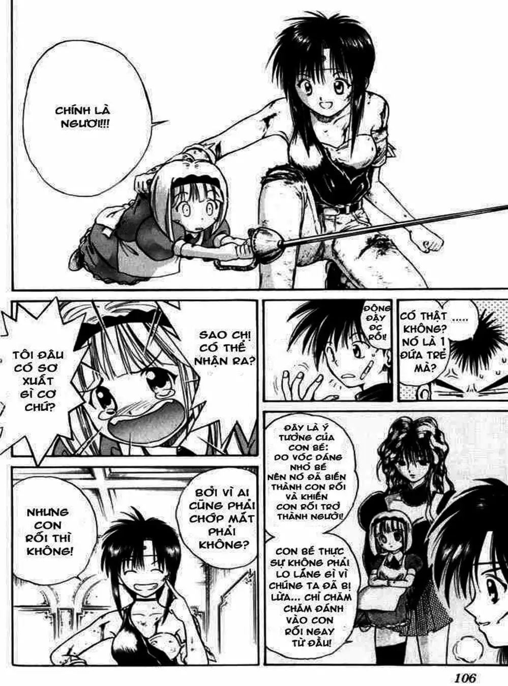 Truyện Tranh Ngọn Lửa Recca - Flame Of Recca trang 9