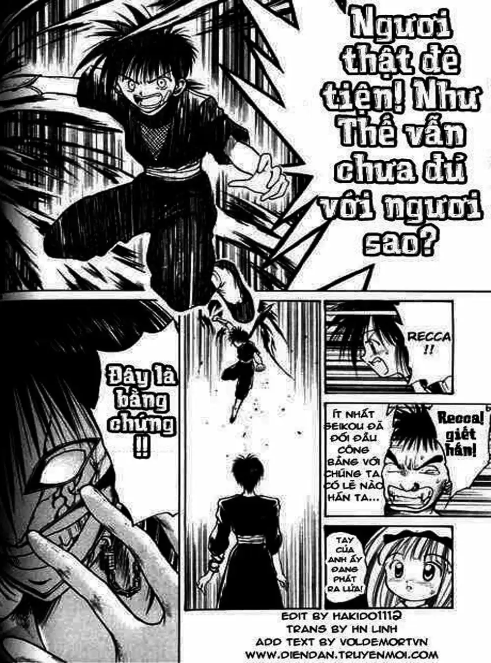 Truyện Tranh Ngọn Lửa Recca - Flame Of Recca trang 9