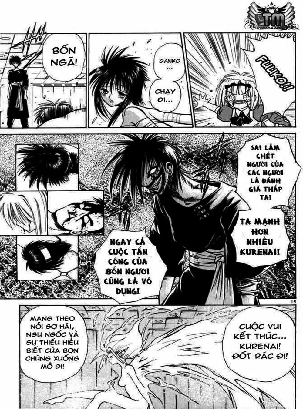 Truyện Tranh Ngọn Lửa Recca - Flame Of Recca trang 9