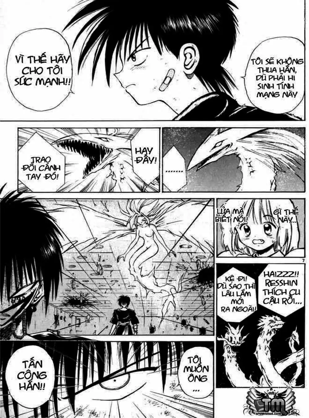 Truyện Tranh Ngọn Lửa Recca - Flame Of Recca trang 9