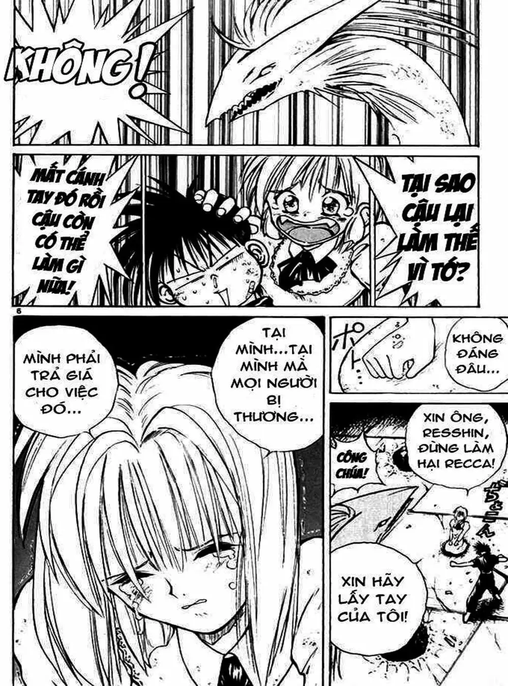 Truyện Tranh Ngọn Lửa Recca - Flame Of Recca trang 9