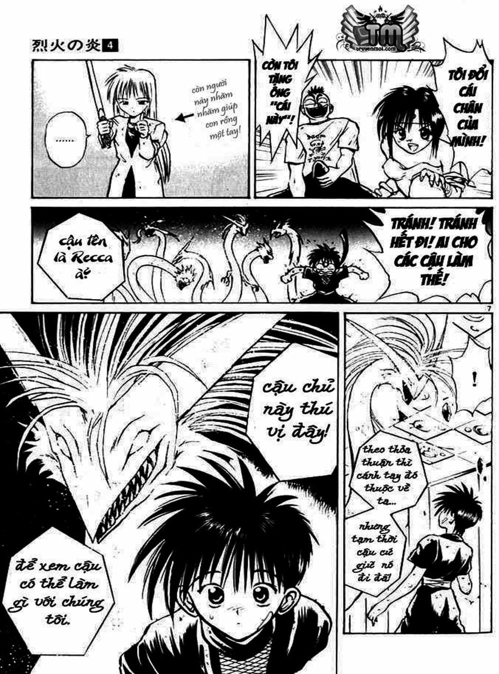 Truyện Tranh Ngọn Lửa Recca - Flame Of Recca trang 9