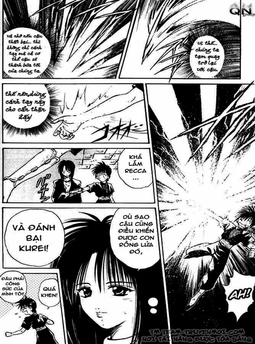 Truyện Tranh Ngọn Lửa Recca - Flame Of Recca trang 9