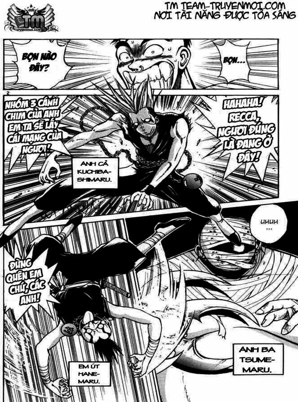 Truyện Tranh Ngọn Lửa Recca - Flame Of Recca trang 9