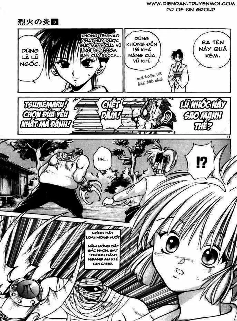 Truyện Tranh Ngọn Lửa Recca - Flame Of Recca trang 9