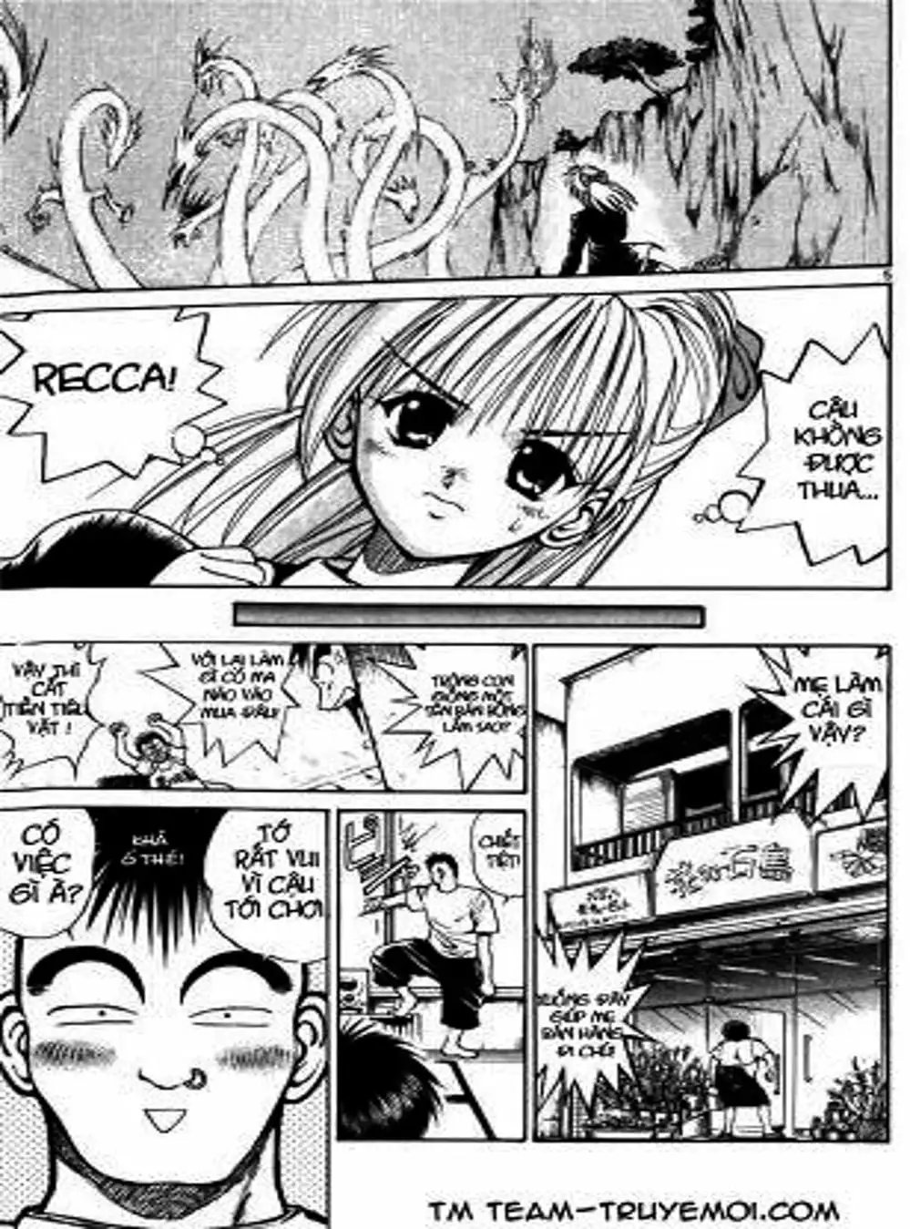 Truyện Tranh Ngọn Lửa Recca - Flame Of Recca trang 9