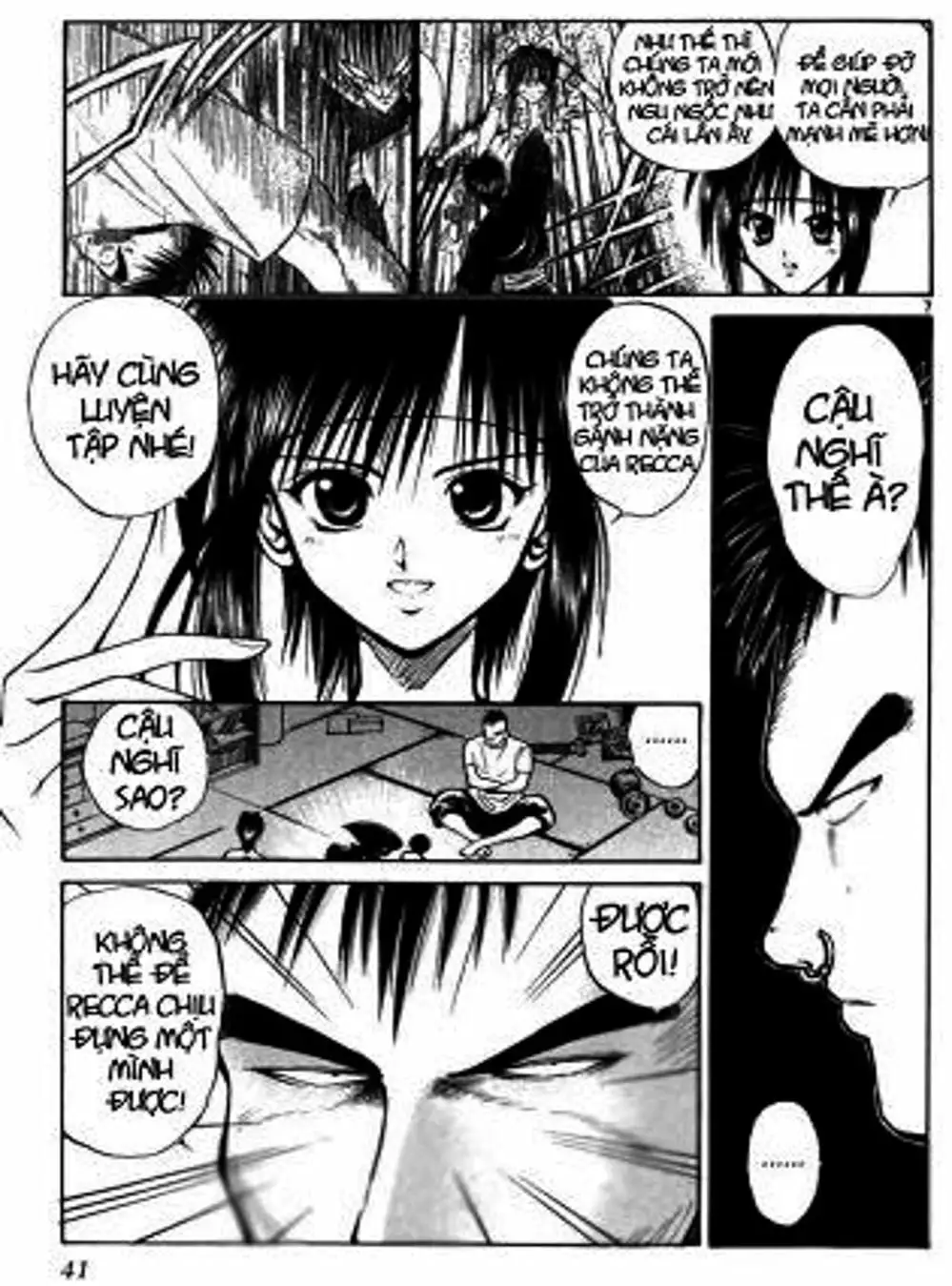 Truyện Tranh Ngọn Lửa Recca - Flame Of Recca trang 9