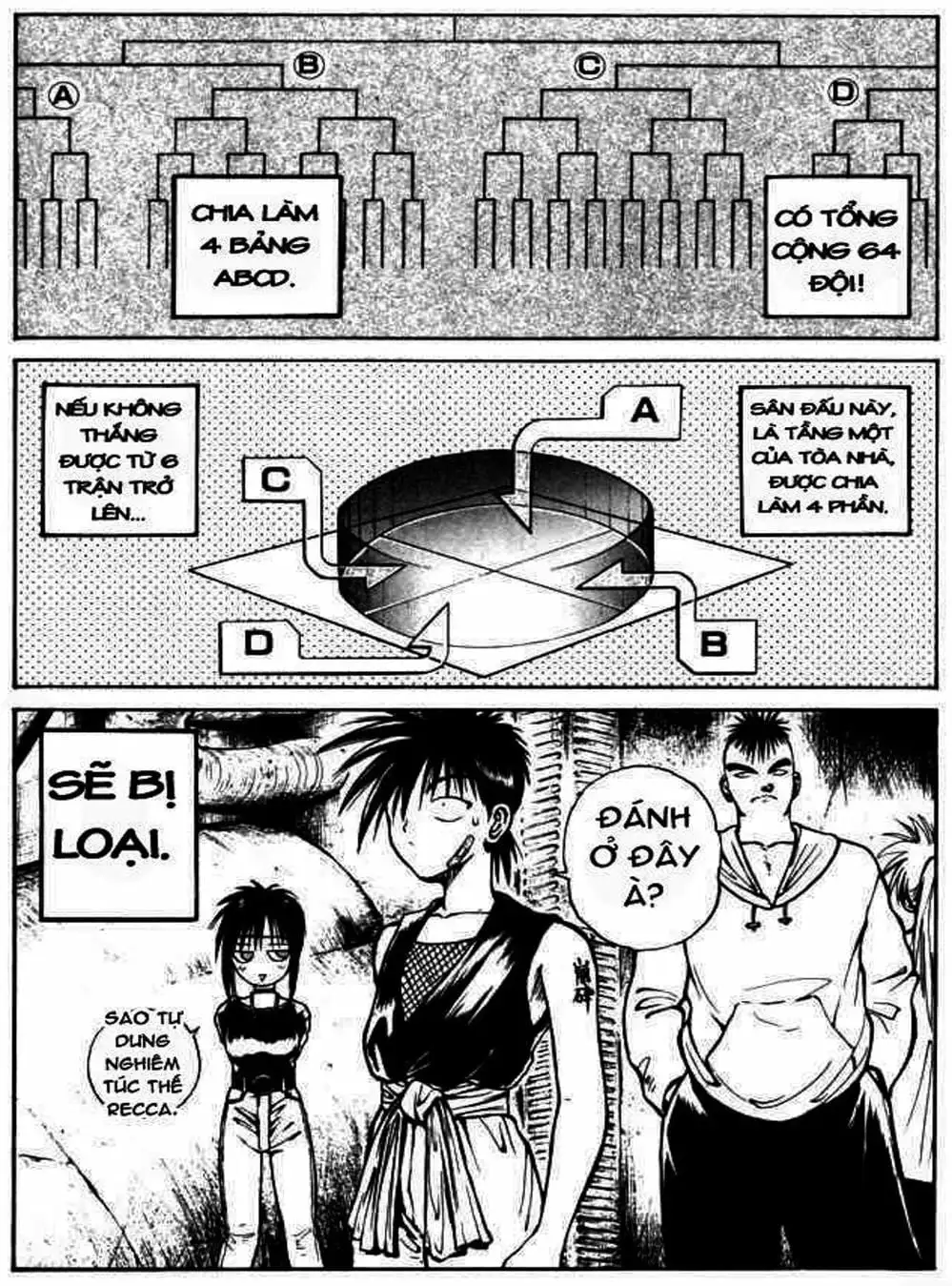 Truyện Tranh Ngọn Lửa Recca - Flame Of Recca trang 9