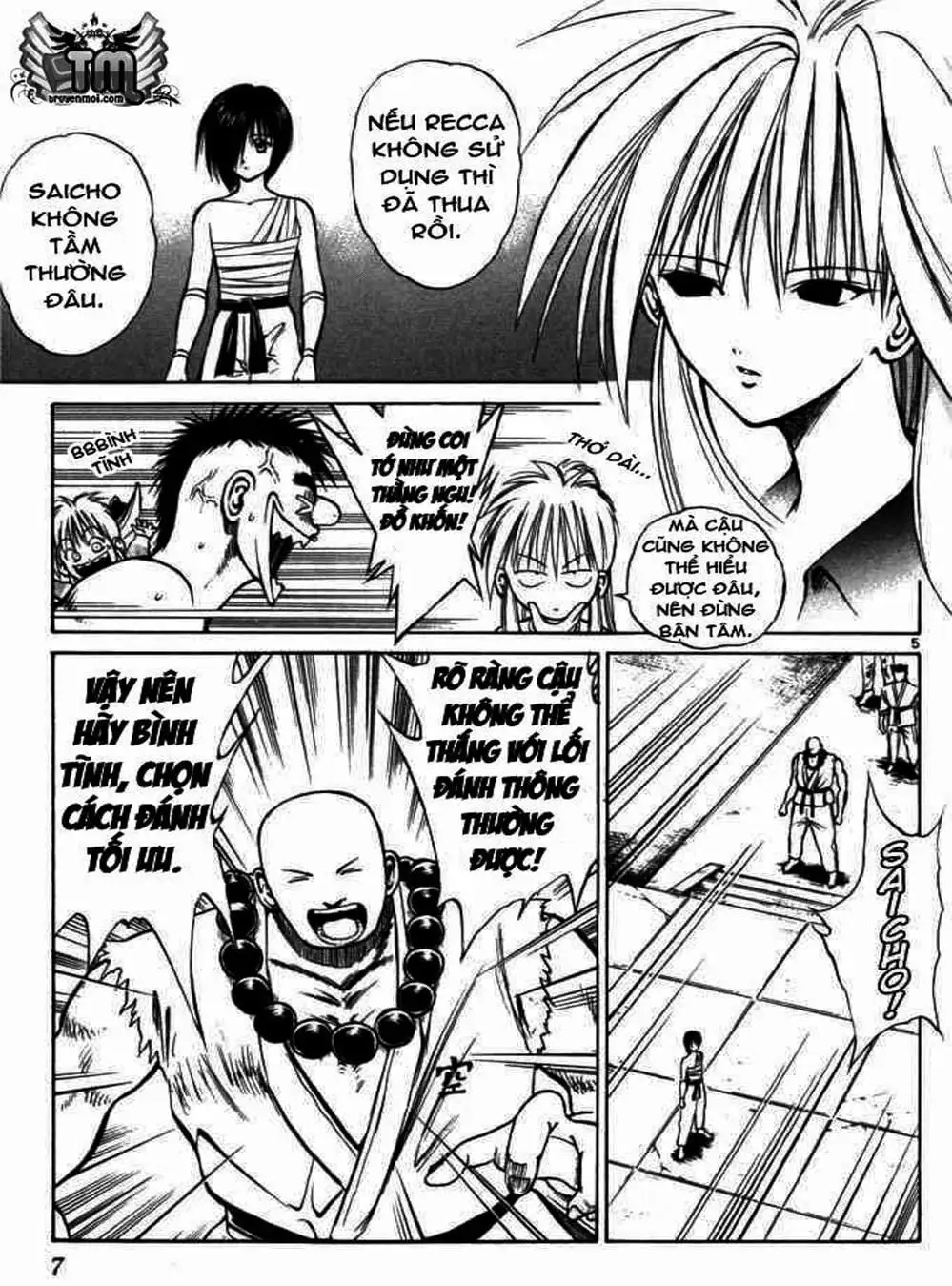 Truyện Tranh Ngọn Lửa Recca - Flame Of Recca trang 9