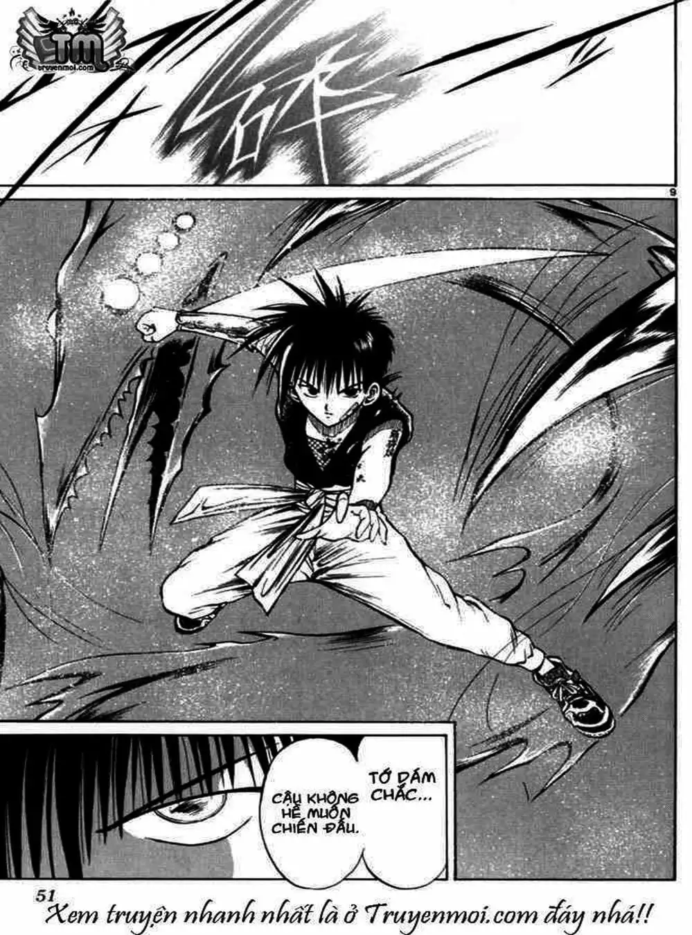 Truyện Tranh Ngọn Lửa Recca - Flame Of Recca trang 9