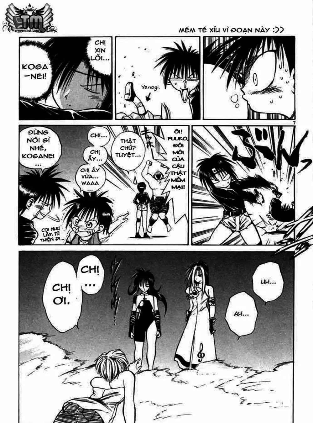 Truyện Tranh Ngọn Lửa Recca - Flame Of Recca trang 9