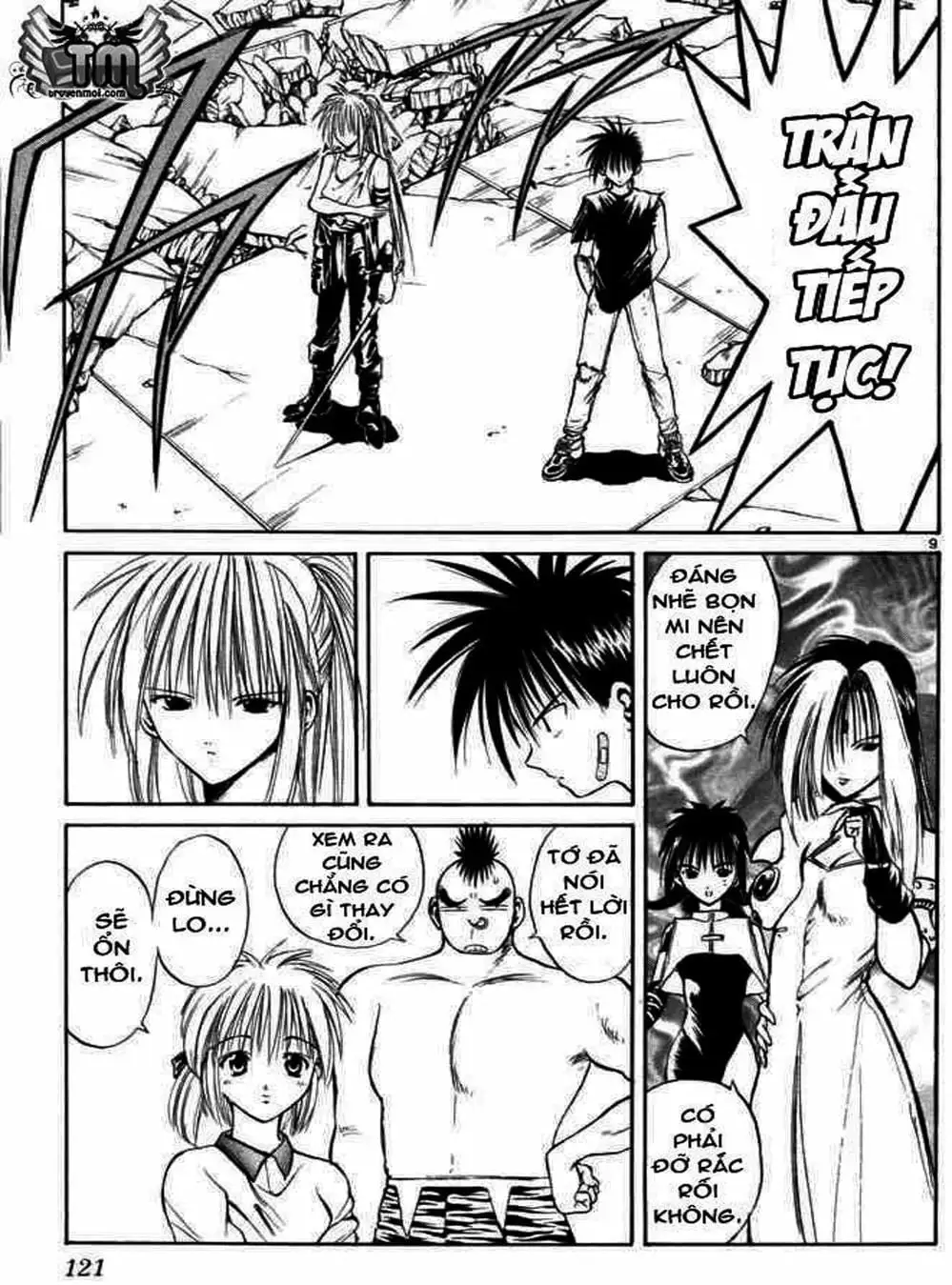 Truyện Tranh Ngọn Lửa Recca - Flame Of Recca trang 9