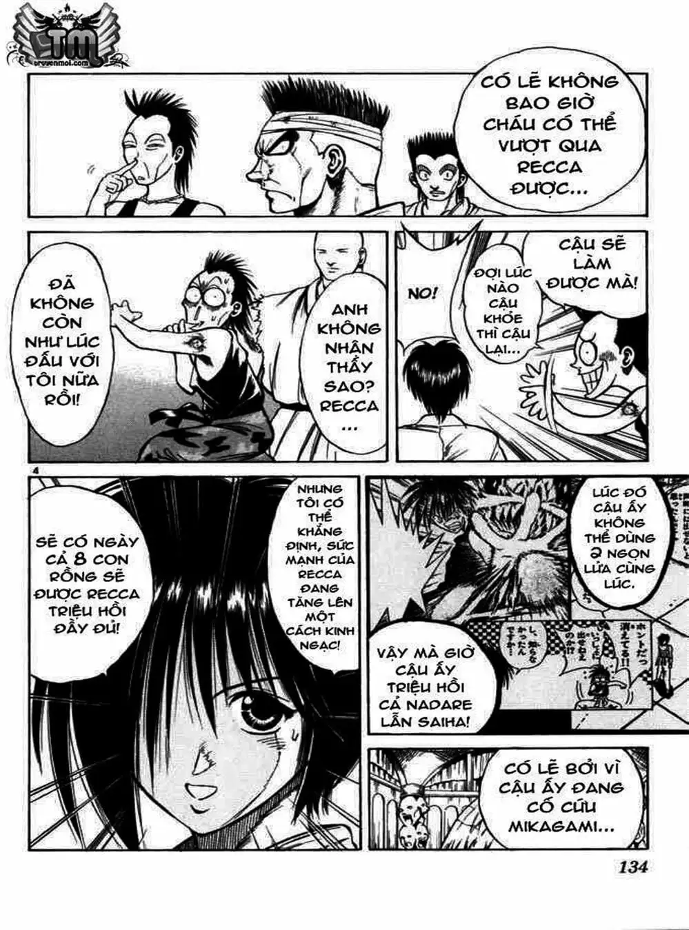 Truyện Tranh Ngọn Lửa Recca - Flame Of Recca trang 9