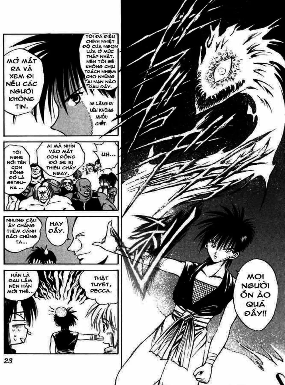 Truyện Tranh Ngọn Lửa Recca - Flame Of Recca trang 9