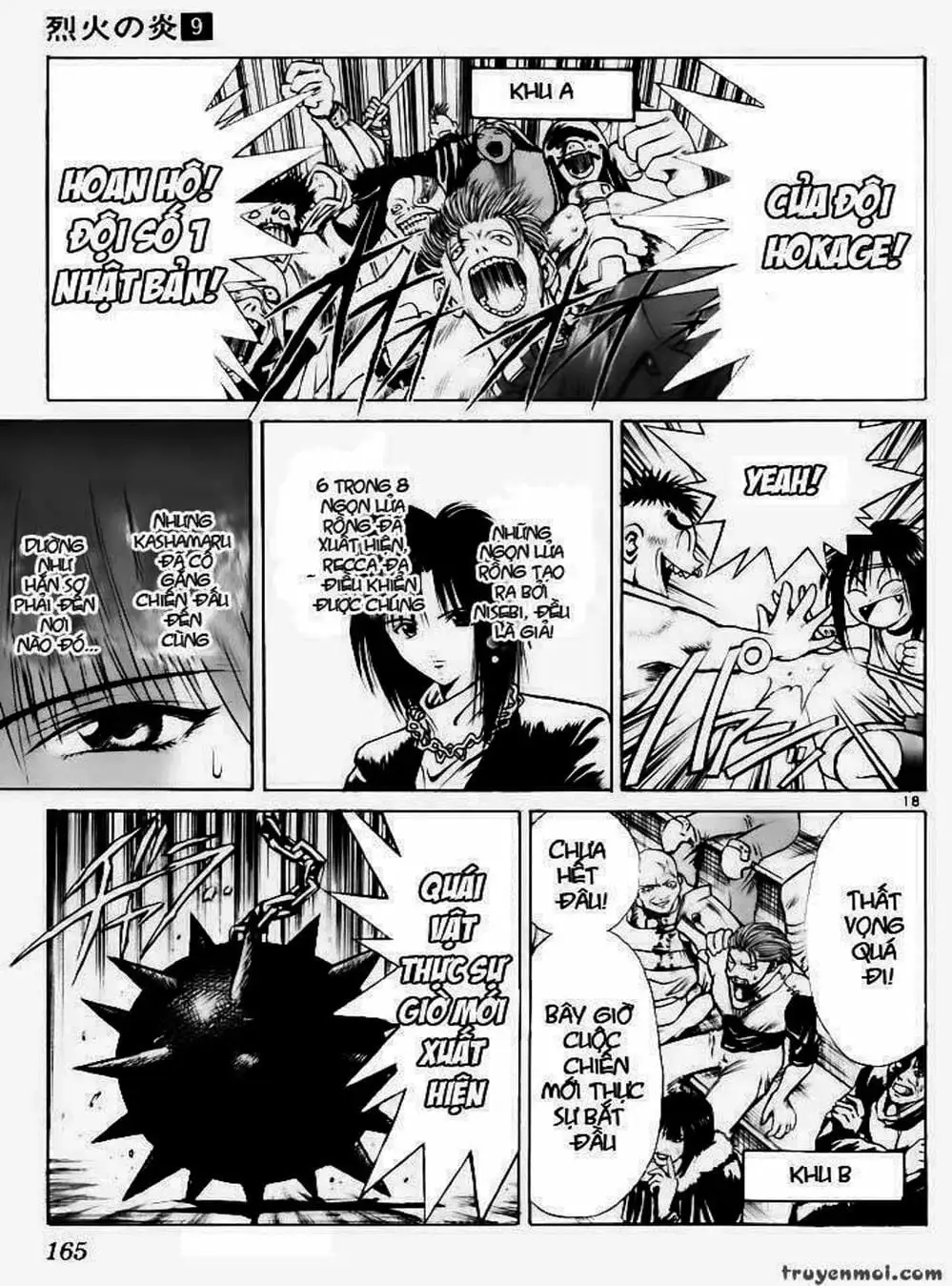 Truyện Tranh Ngọn Lửa Recca - Flame Of Recca trang 9
