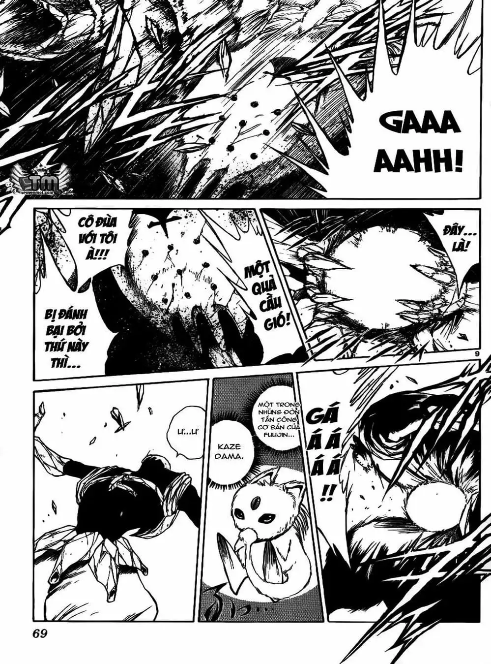 Truyện Tranh Ngọn Lửa Recca - Flame Of Recca trang 9