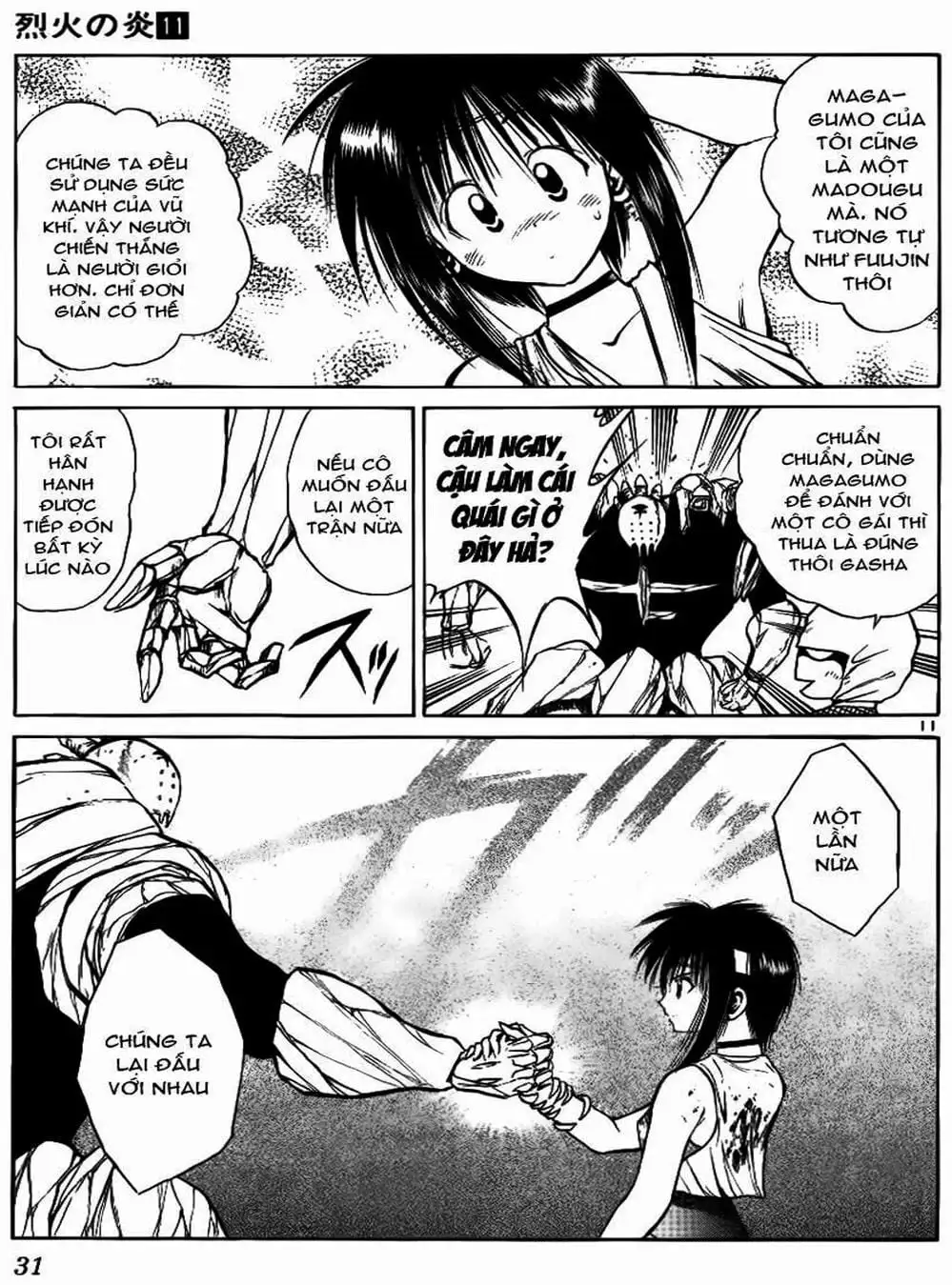 Truyện Tranh Ngọn Lửa Recca - Flame Of Recca trang 9