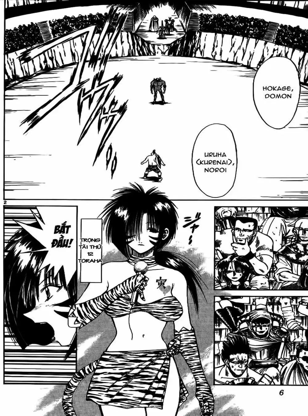 Truyện Tranh Ngọn Lửa Recca - Flame Of Recca trang 9