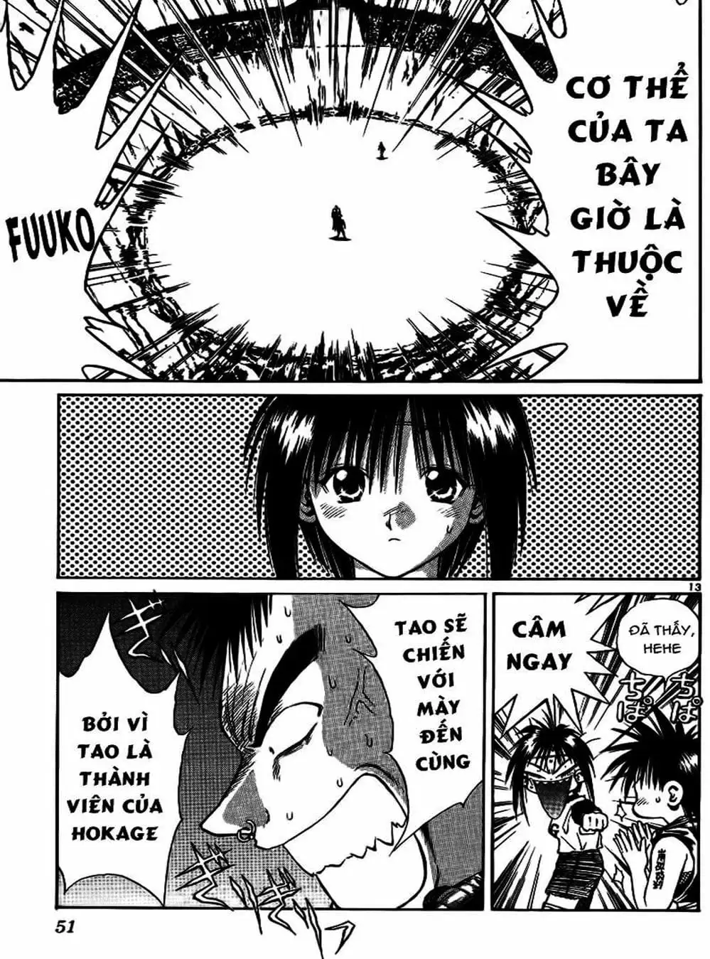 Truyện Tranh Ngọn Lửa Recca - Flame Of Recca trang 9