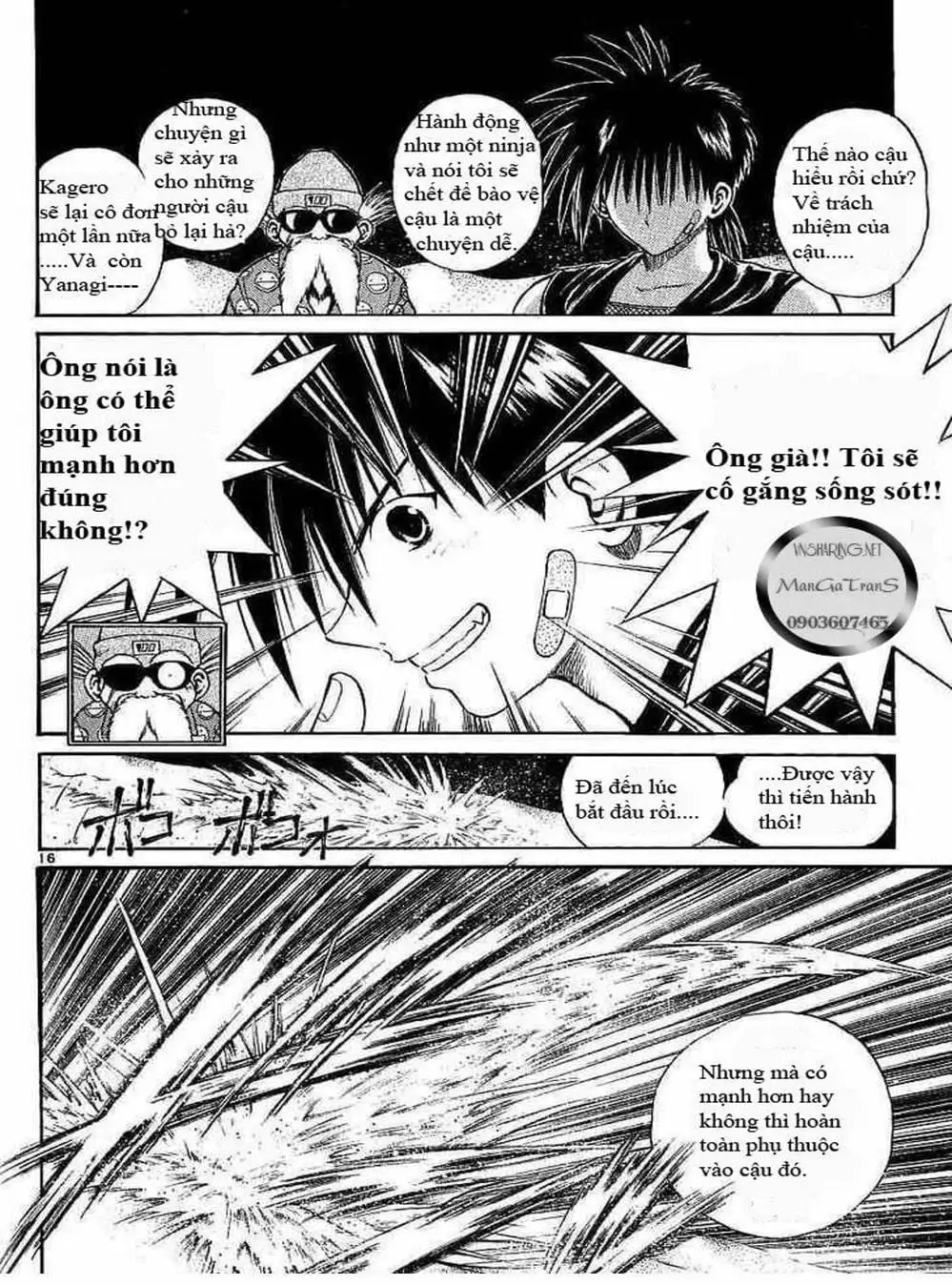 Truyện Tranh Ngọn Lửa Recca - Flame Of Recca trang 9