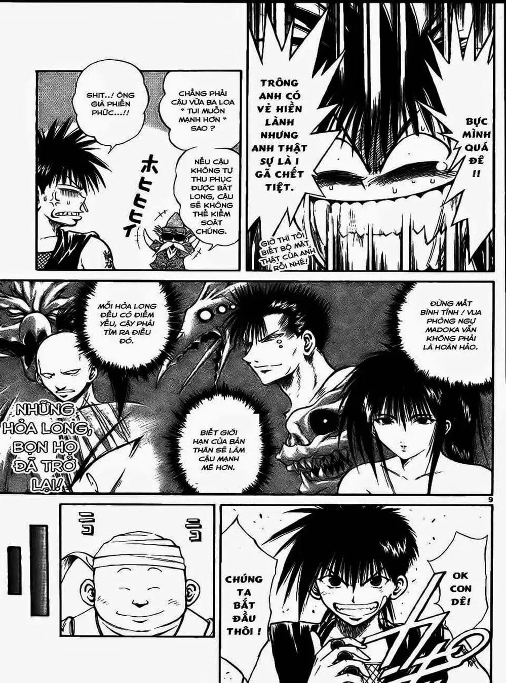 Truyện Tranh Ngọn Lửa Recca - Flame Of Recca trang 9