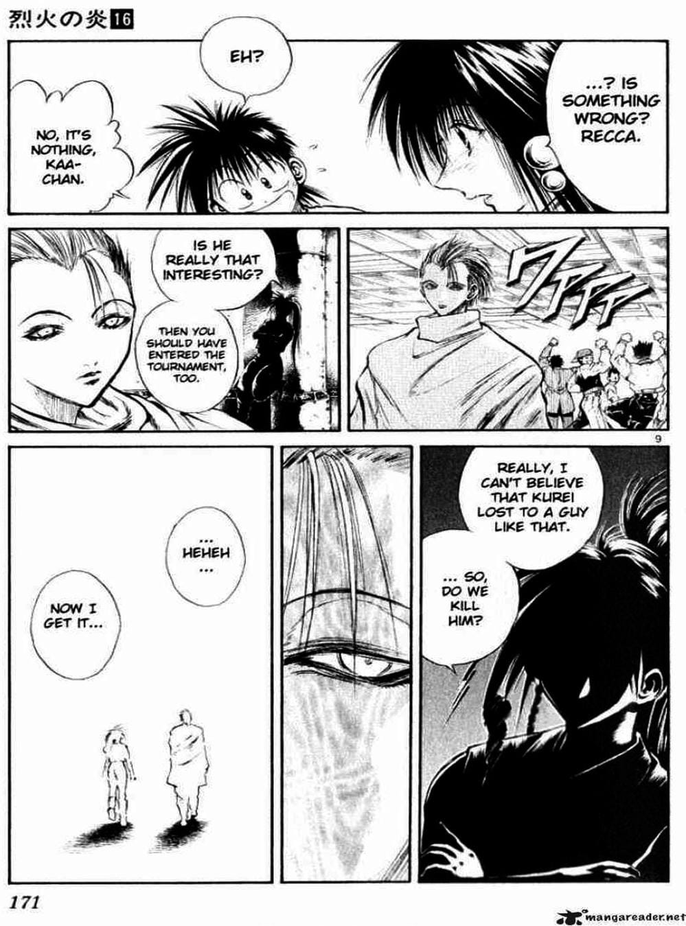 Truyện Tranh Ngọn Lửa Recca - Flame Of Recca trang 9