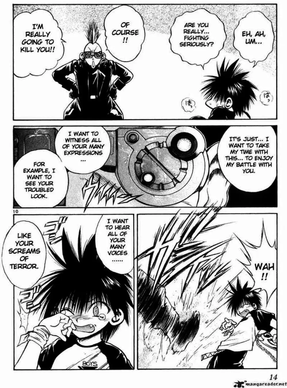 Truyện Tranh Ngọn Lửa Recca - Flame Of Recca trang 9